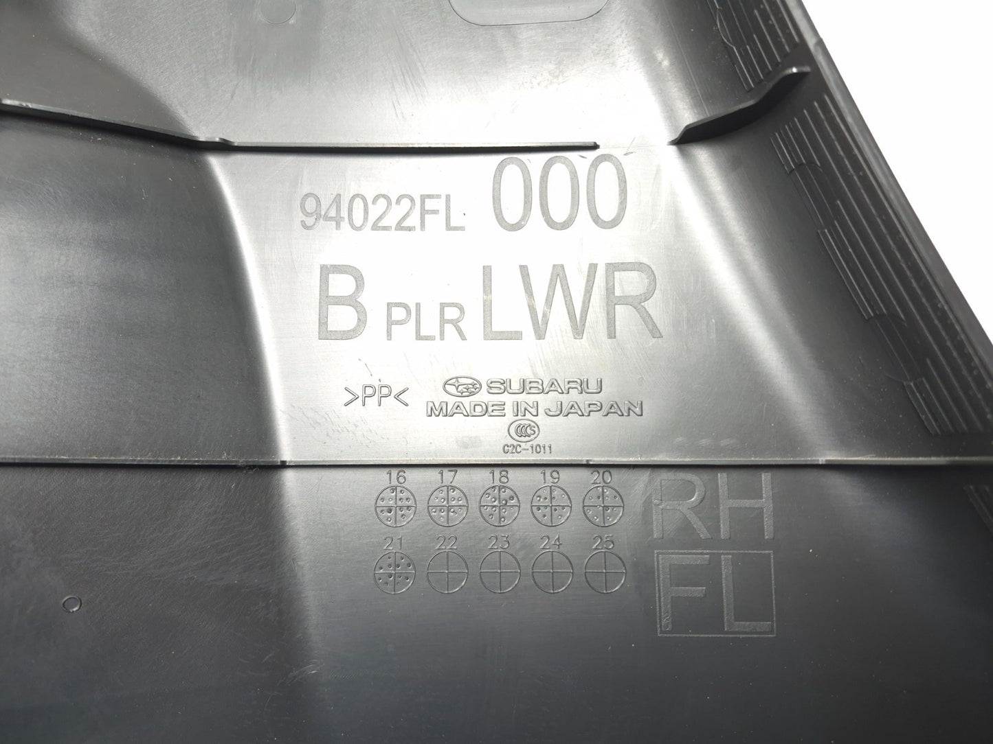 2022 Subaru Crosstrek B-pillar Lower Trim Left Right Pair OEM