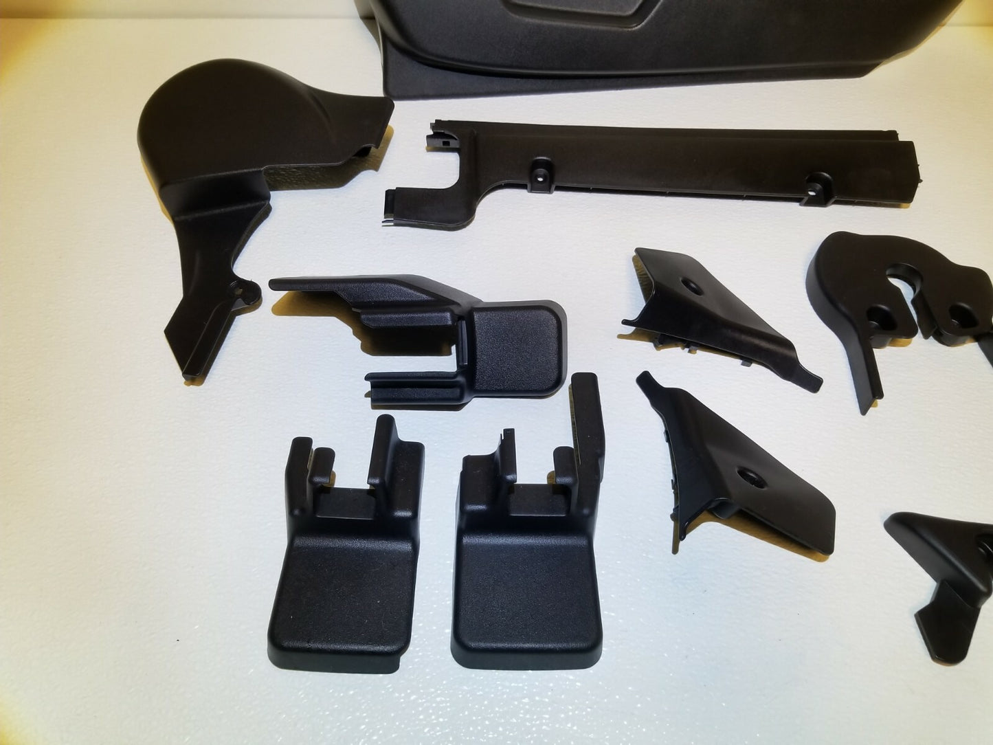 10-17 Mitsubishi Lancer Seat Trim Panel Cover Front Passenger Side 11pcs OEM 56k