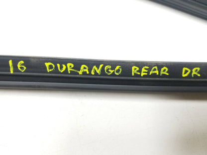 2016 Dodge Durango Rear Door Window Belt Seal Driver Side Left OEM