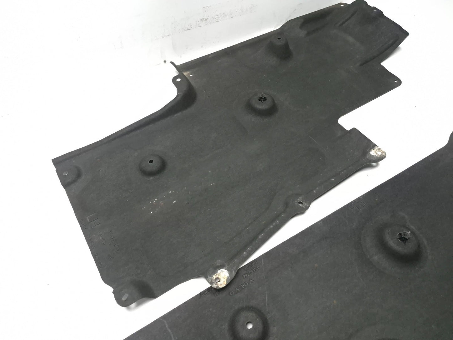 2013 Volvo S60 Under Body Splash Guard Left & Right Pair OEM