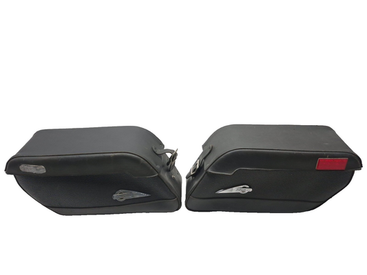 1999 Suzuki Intruder 1500 Rear Right & Left Luggage Saddle Bag Pair OEM