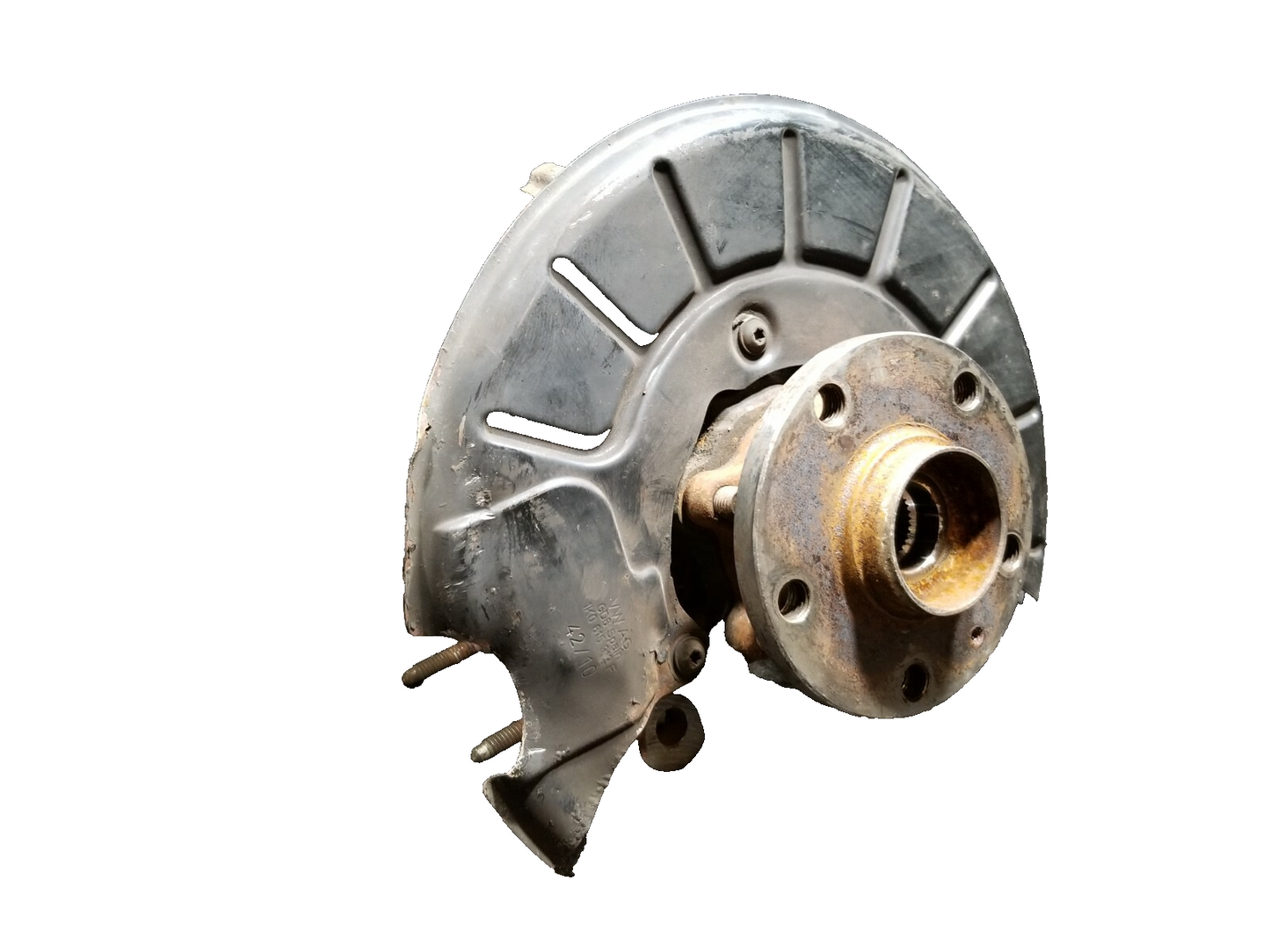 2011 Volkswagen Golf GTI Front Spindle Knuckle Wheel Hub Passenger Side OEM