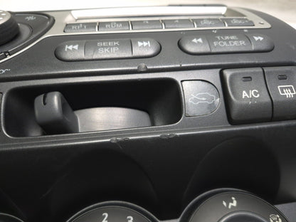 2007 Honda Fit Radio Cd Player W/ Climate Control Panel Assy 39101-sln-c010 OEM