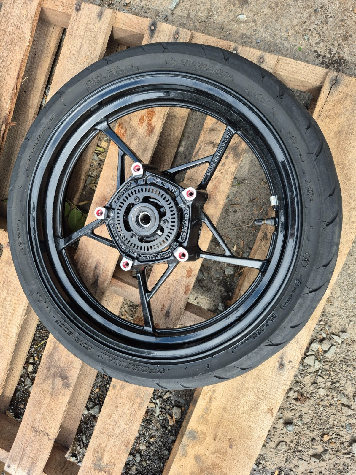 2023 Kawasaki Z400 Er400d Wheel Rim & Tire Front & Rear ** Straight ** OEM
