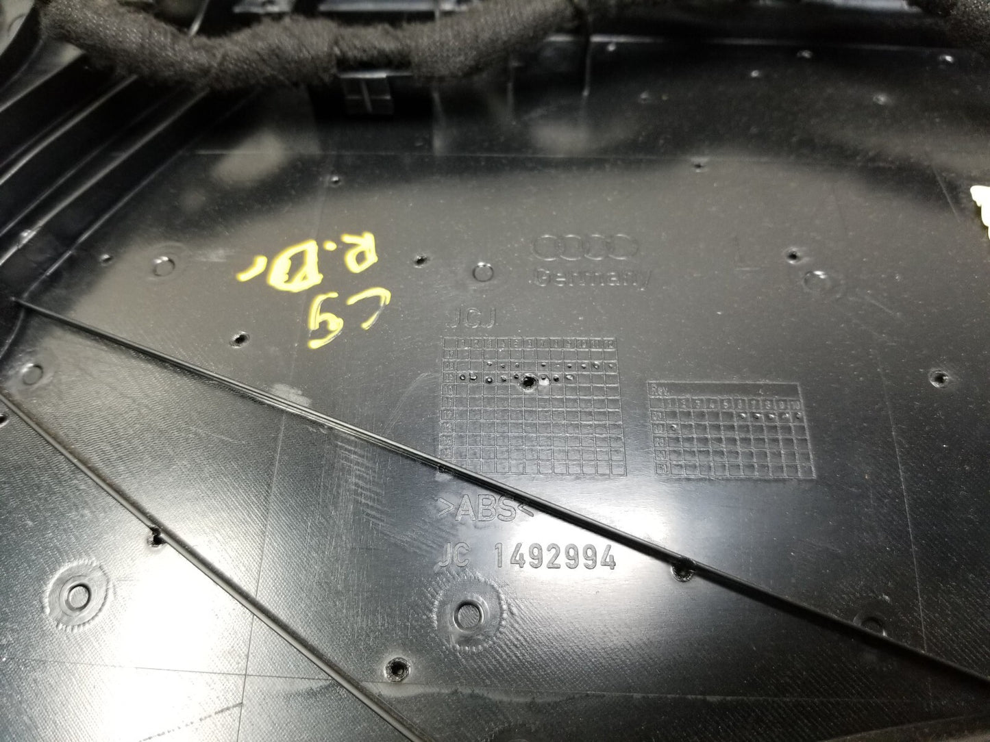 2010 Audi Q5 Rear Driver Door Panel OEM