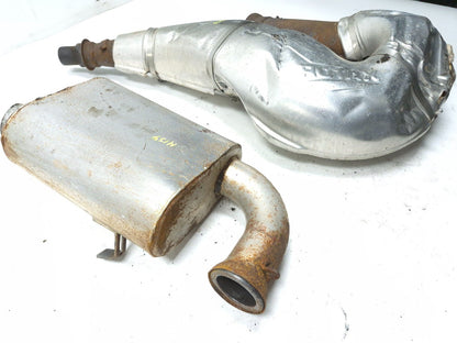 2014 Arctic Cat Zr6000 Exhaust Pipe Expansion Chamber & Muffler OEM