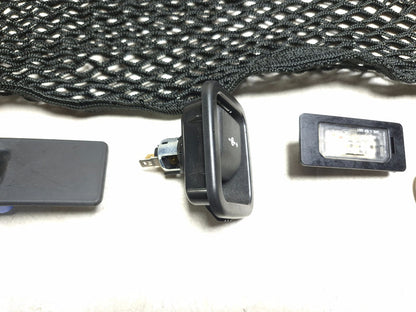 2013 BMW 328ix Licence Plate Light Trunk Cargo Net Switch Release Oem✅