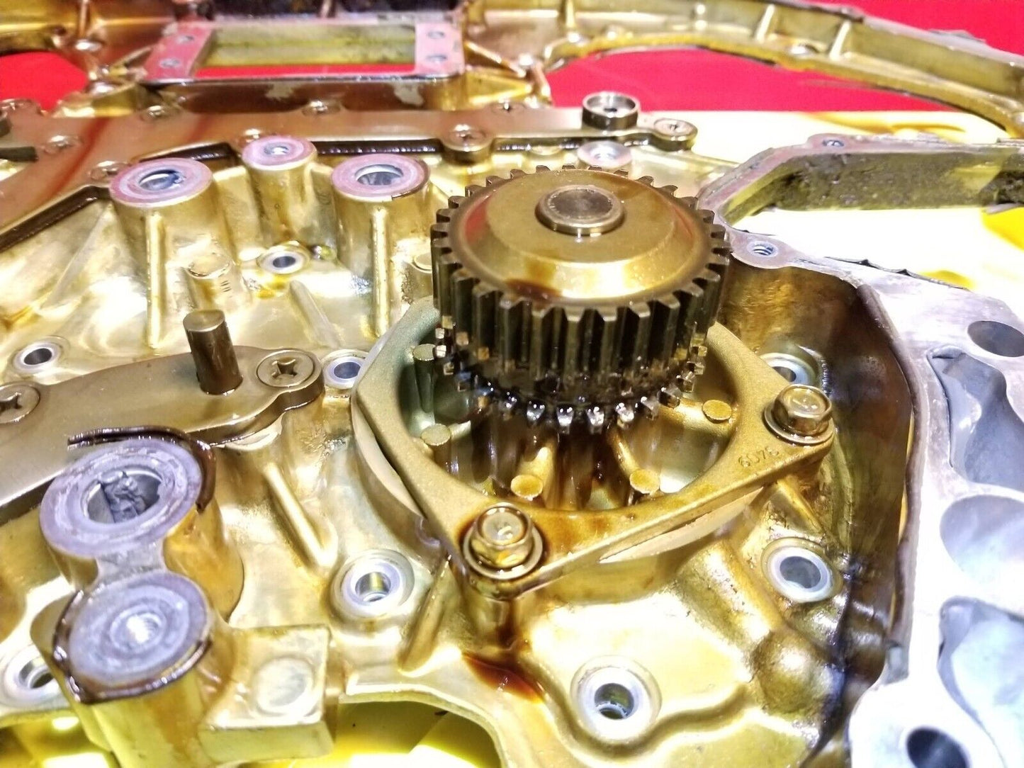 09-13 Infiniti G37 X Engine Rear Timing Cover Vq37vhr OEM ✅