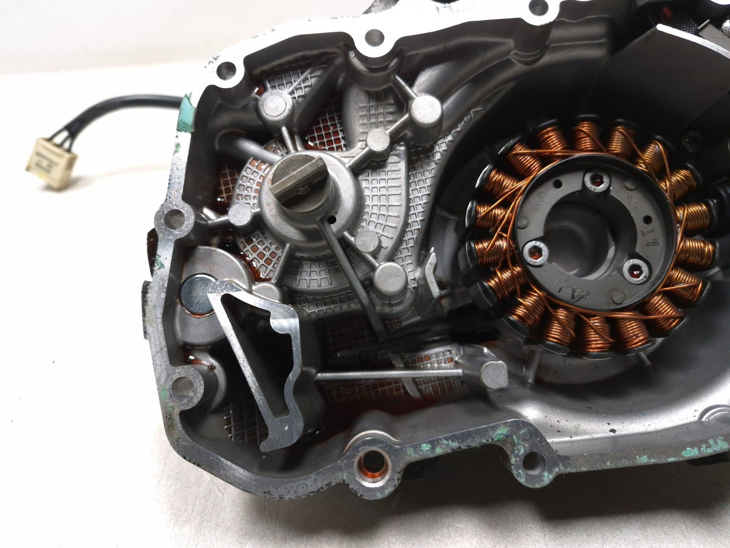 2018 Piaggio Bv 350 Flywheel Cover W/ Water Pump Assy OEM