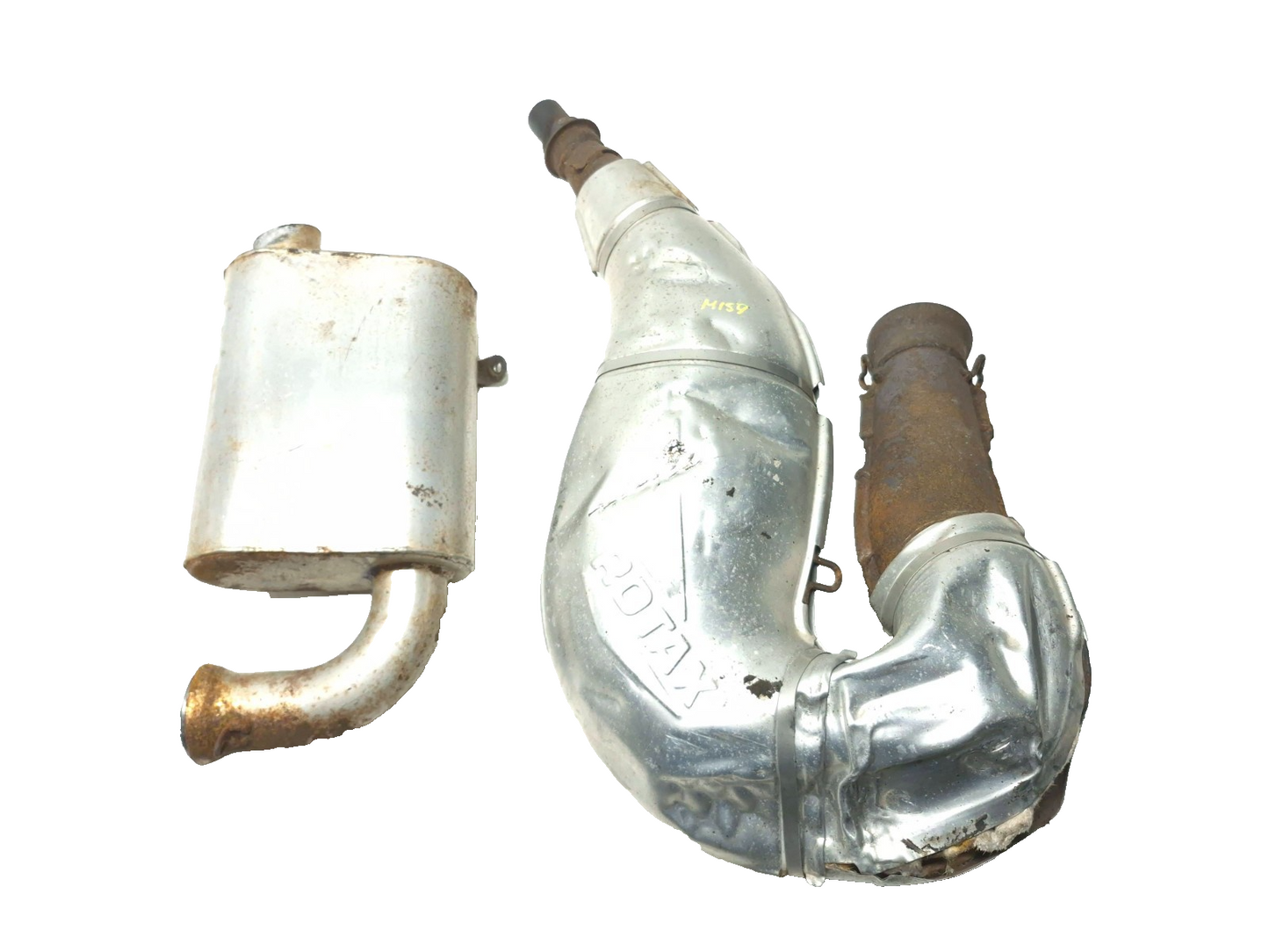 2014 Arctic Cat Zr6000 Exhaust Pipe Expansion Chamber & Muffler OEM