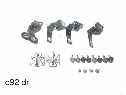 2013 Ford Focus St Door Hinge & Striker Front & Rear Driver Side Left Set OEM