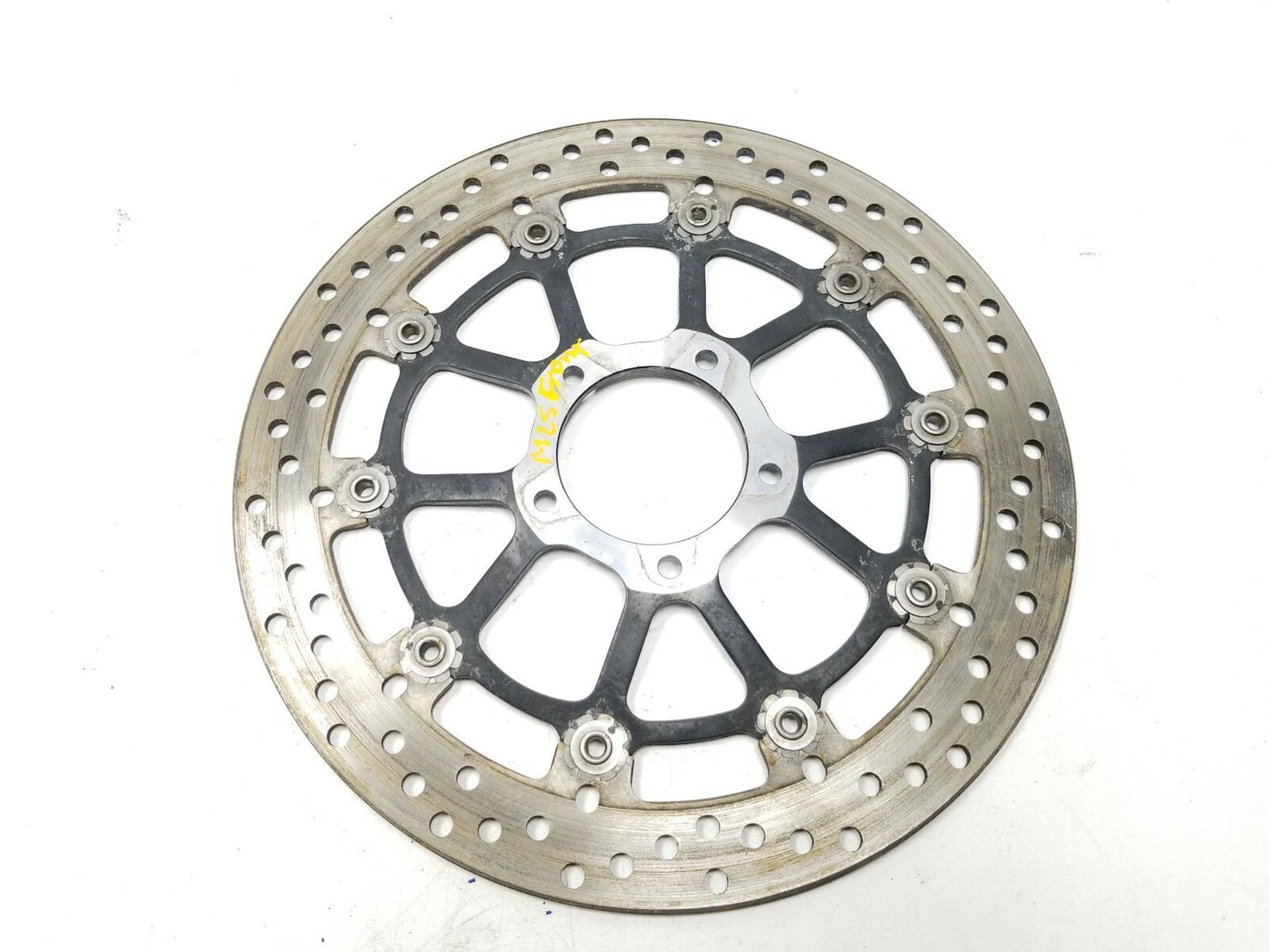 15 - 18 Ducati Monster 821 Front Brake Rotor Disc Left & Right W/ ABS Ring OEM