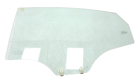 12-17 Hyundai Accent Rear Driver Side Left Door Window Glass Without Solar OEM