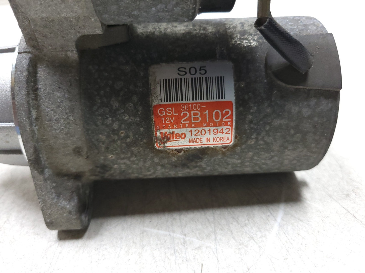 2012-2017 Hyundai Accent Sedan Starter Motor OEM 36100-2b102