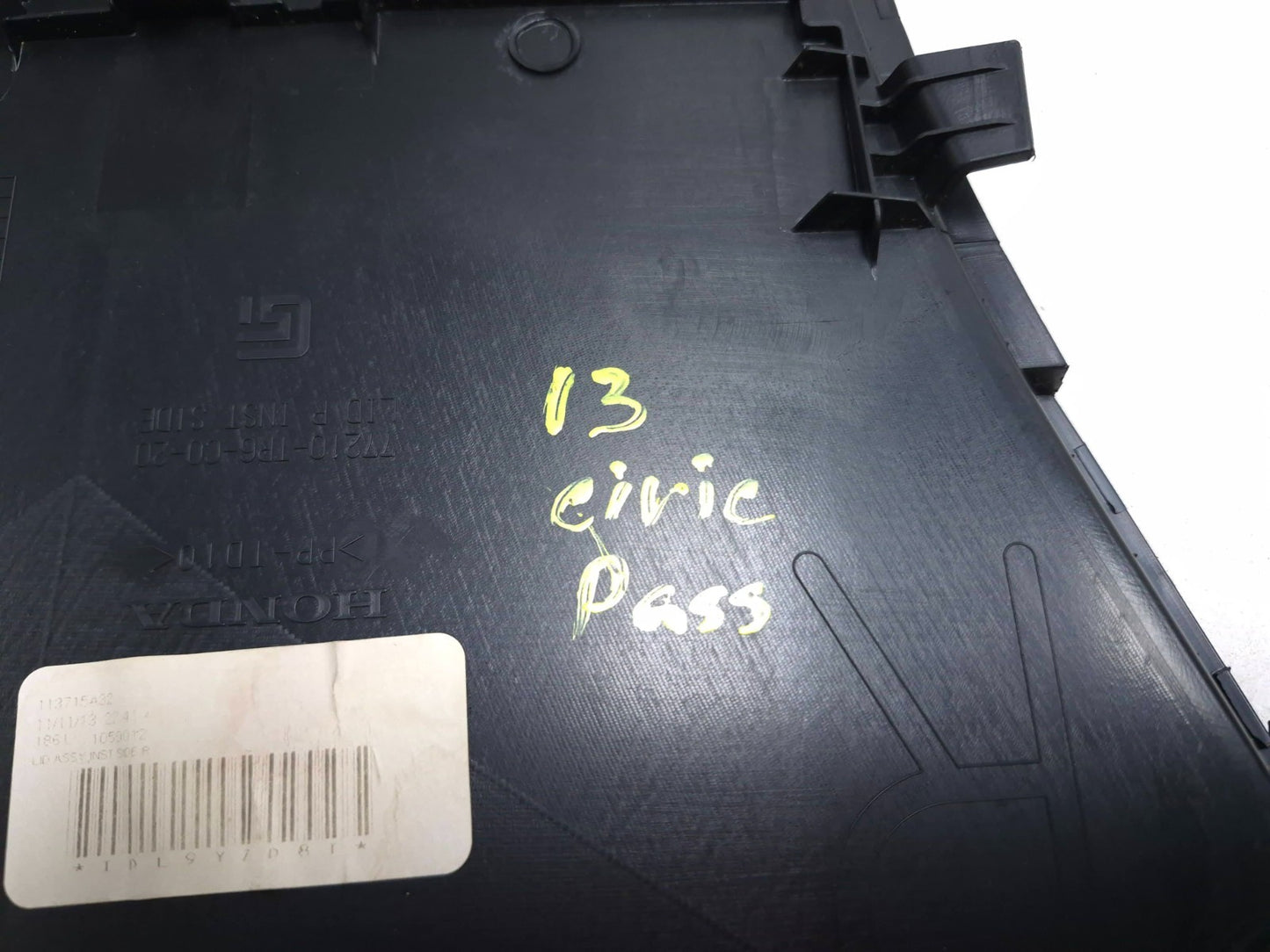 2013 Honda Civic Lx Dash End Cap Cover Passenger Side Right OEM