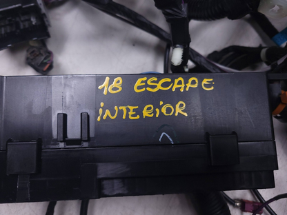 2018 Ford Escape Interior Body Wire Harness W/ Fuse Box OEM