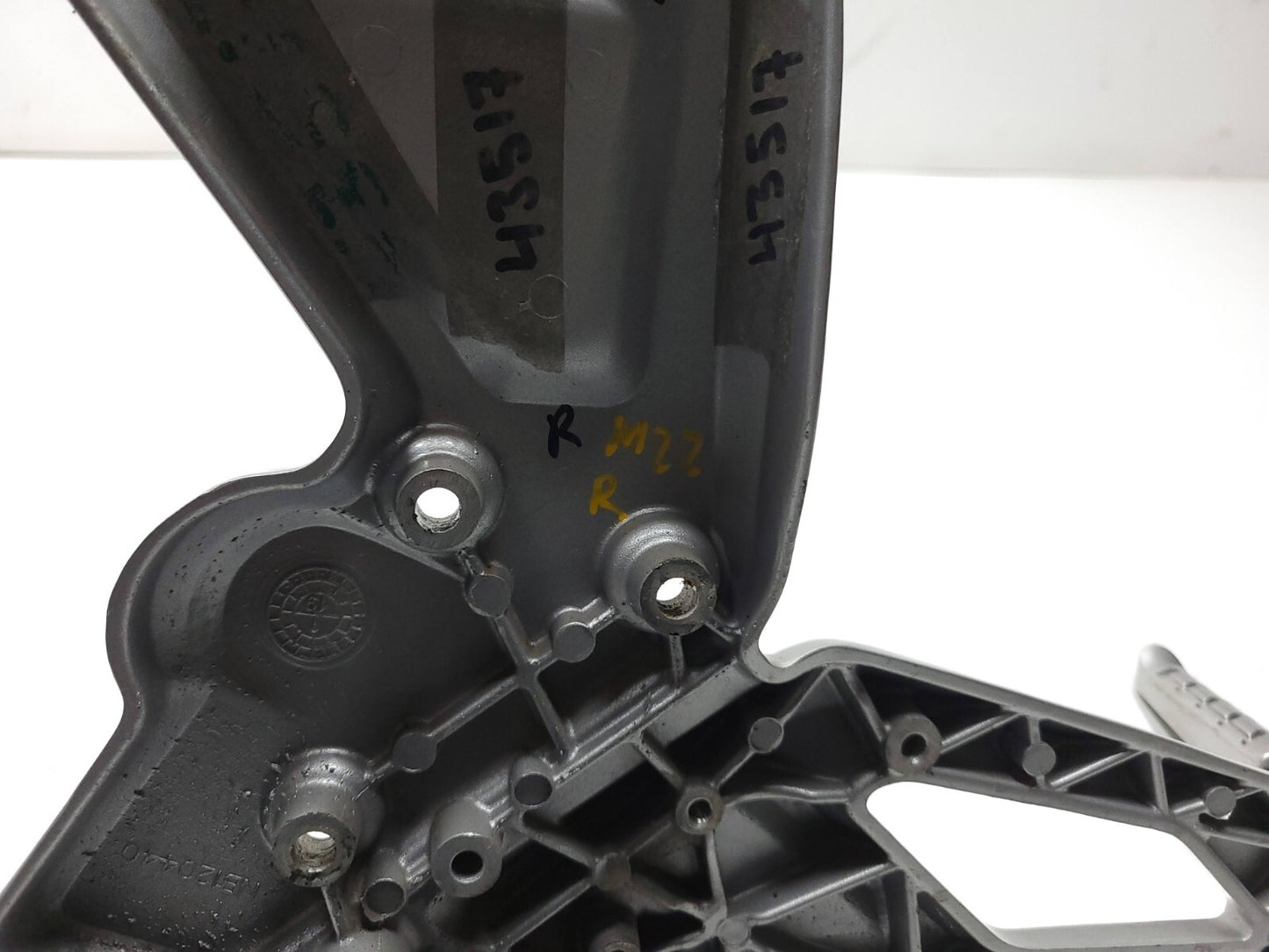 2017 - 2020 BMW G310r Left & Right Foot Peg W/ Mount Plate  OEM