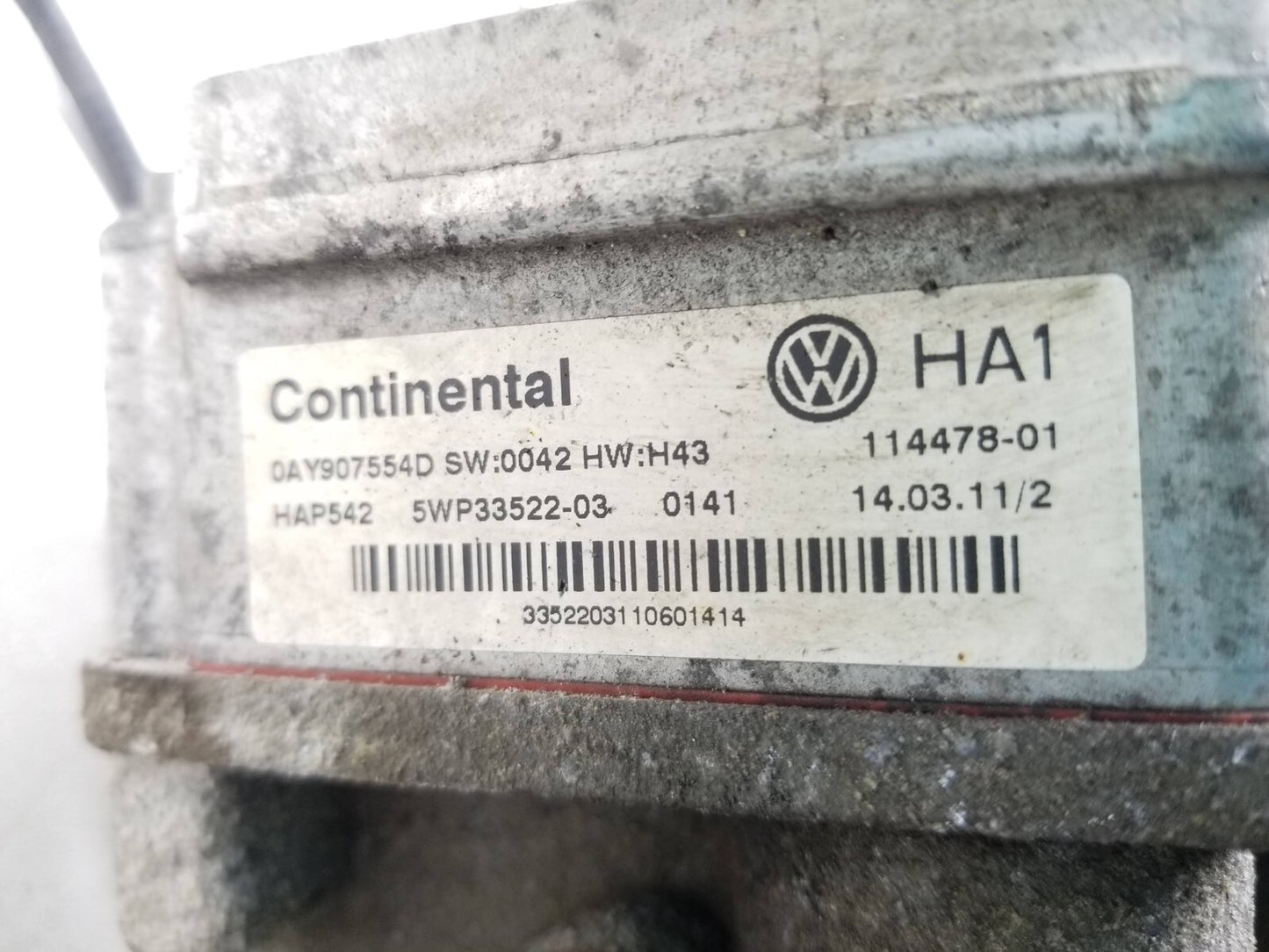 2011 Volkswagen Tiguan Rear Differential Carrier OEM