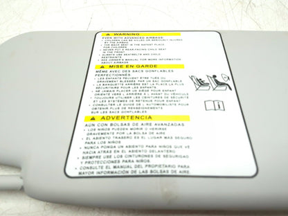 2014 Fiat 500l Sun Visor Pair OEM