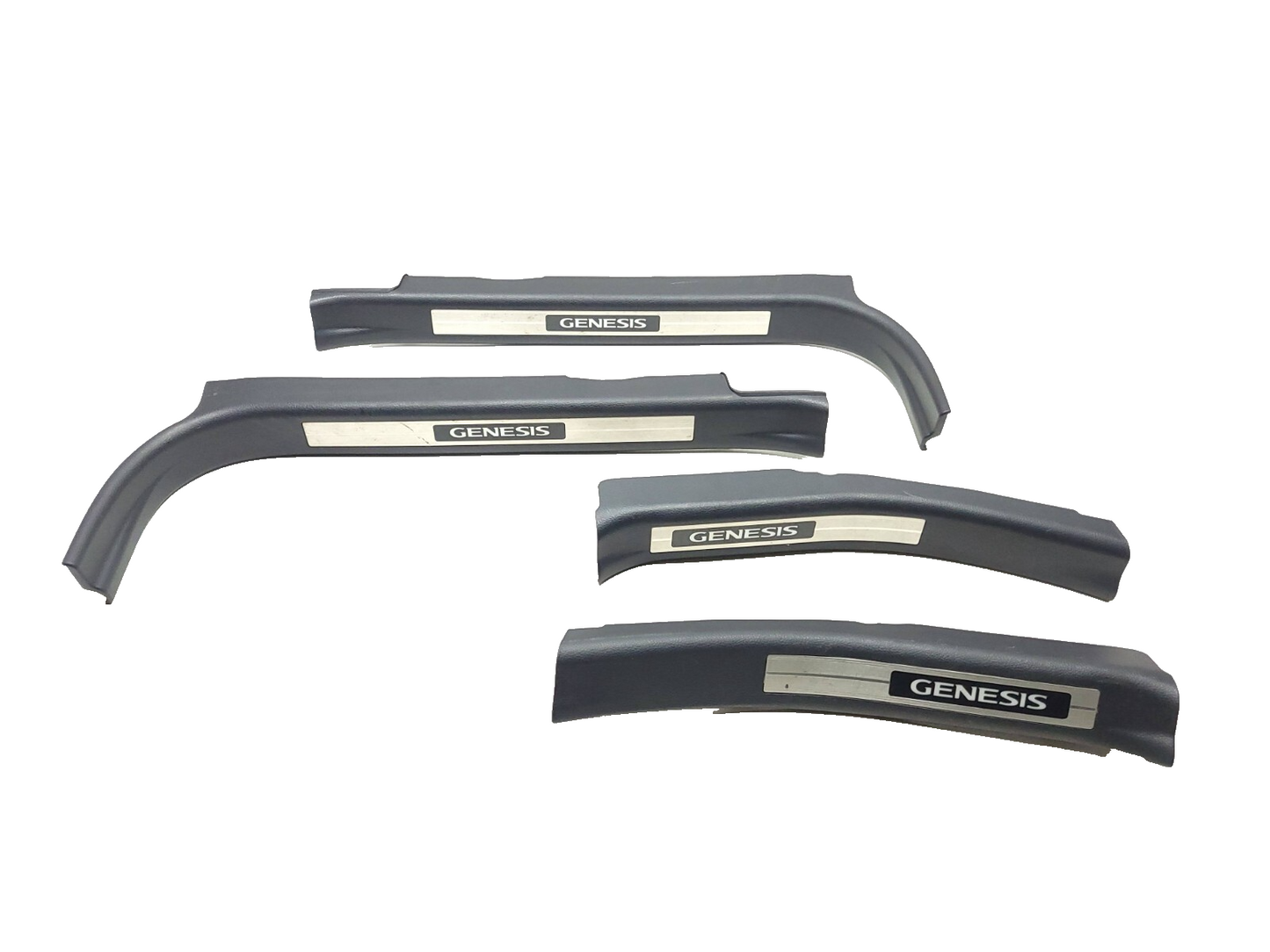 09-12 Hyundai Genesis Door Sill Scuff Plate Trim 4pcs OEM Sedan