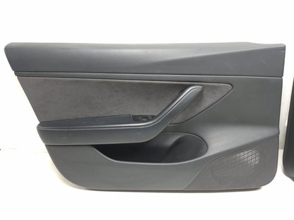 2018 Tesla Model 3 Front Door Trim Panel Left & Right 1090411-01-i OEM