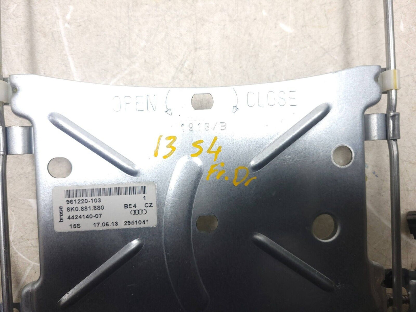 2013-2016 Audi S4 Front Left Driver Seat Lumbar Support Assembly OEM
