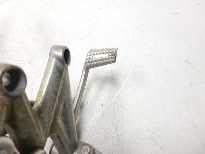 09-12 Triumph Street Triple R Front Right Foot Peg & Bracket W/master Cylinder
