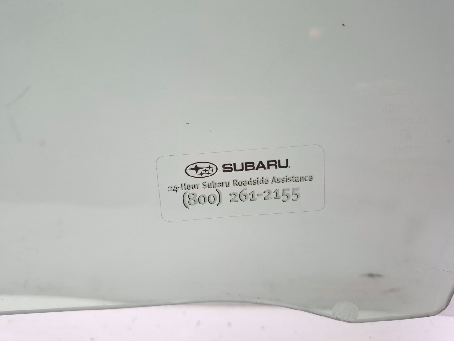 2022 Subaru Crosstrek Front Driver Door Window Glass OEM