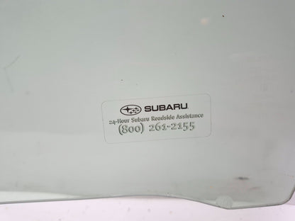 2022 Subaru Crosstrek Front Driver Door Window Glass OEM