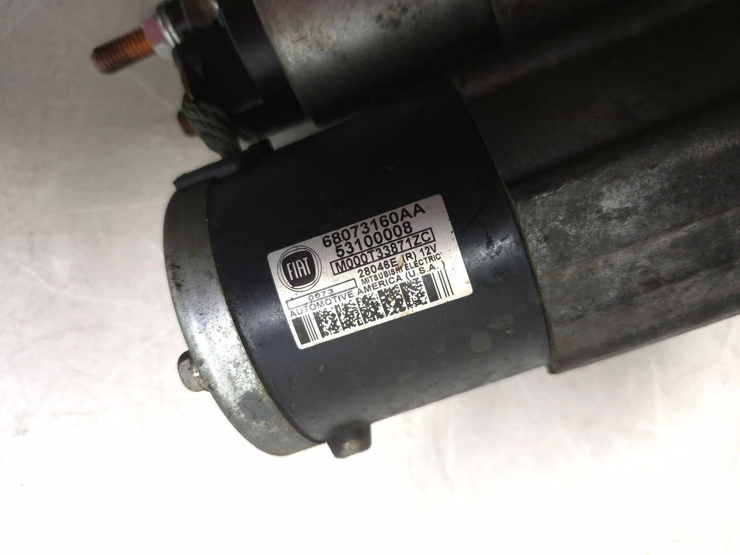 2013 Fiat 500 Turbo Starter Motor 1.4l OEM 68073160aa