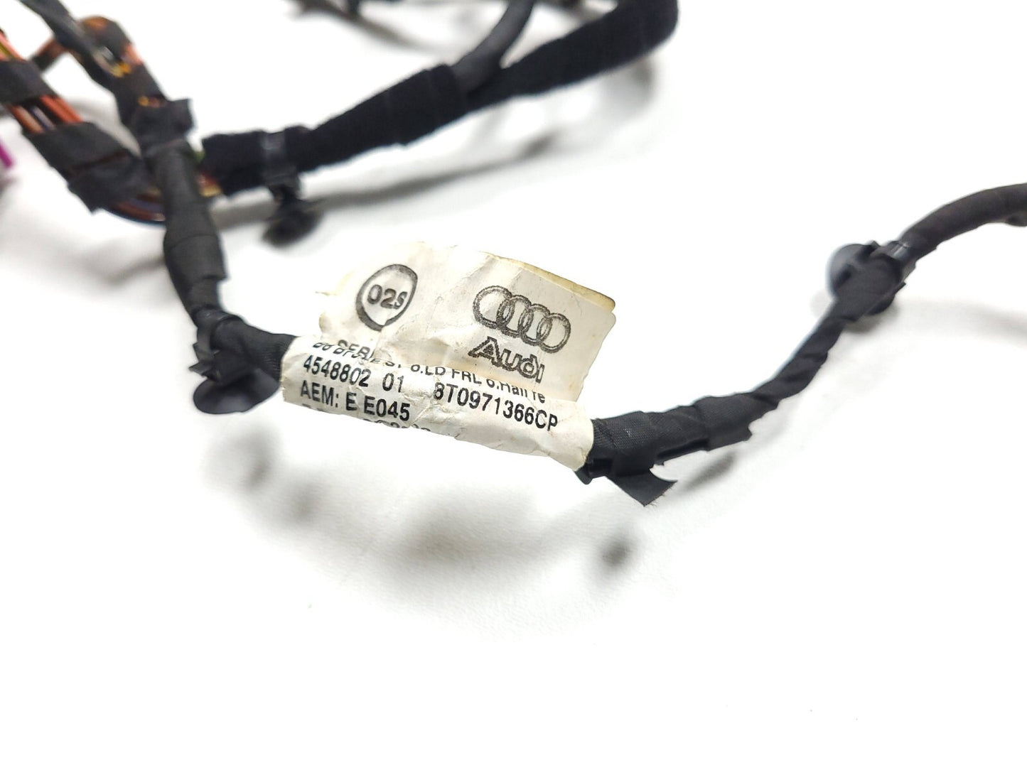 2008 - 2016 Audi A5 Coupe Front Seat Wire Harness Passenger Right 3pcs OEM