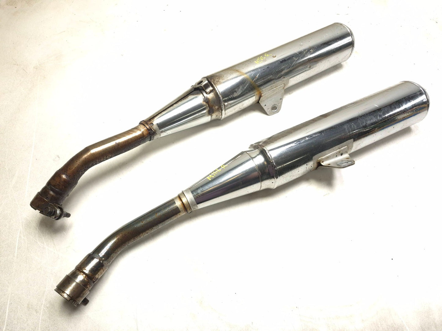 2007 Kawasaki Ninja 250 Ex250 Exhaust Muffler Left & Right OEM