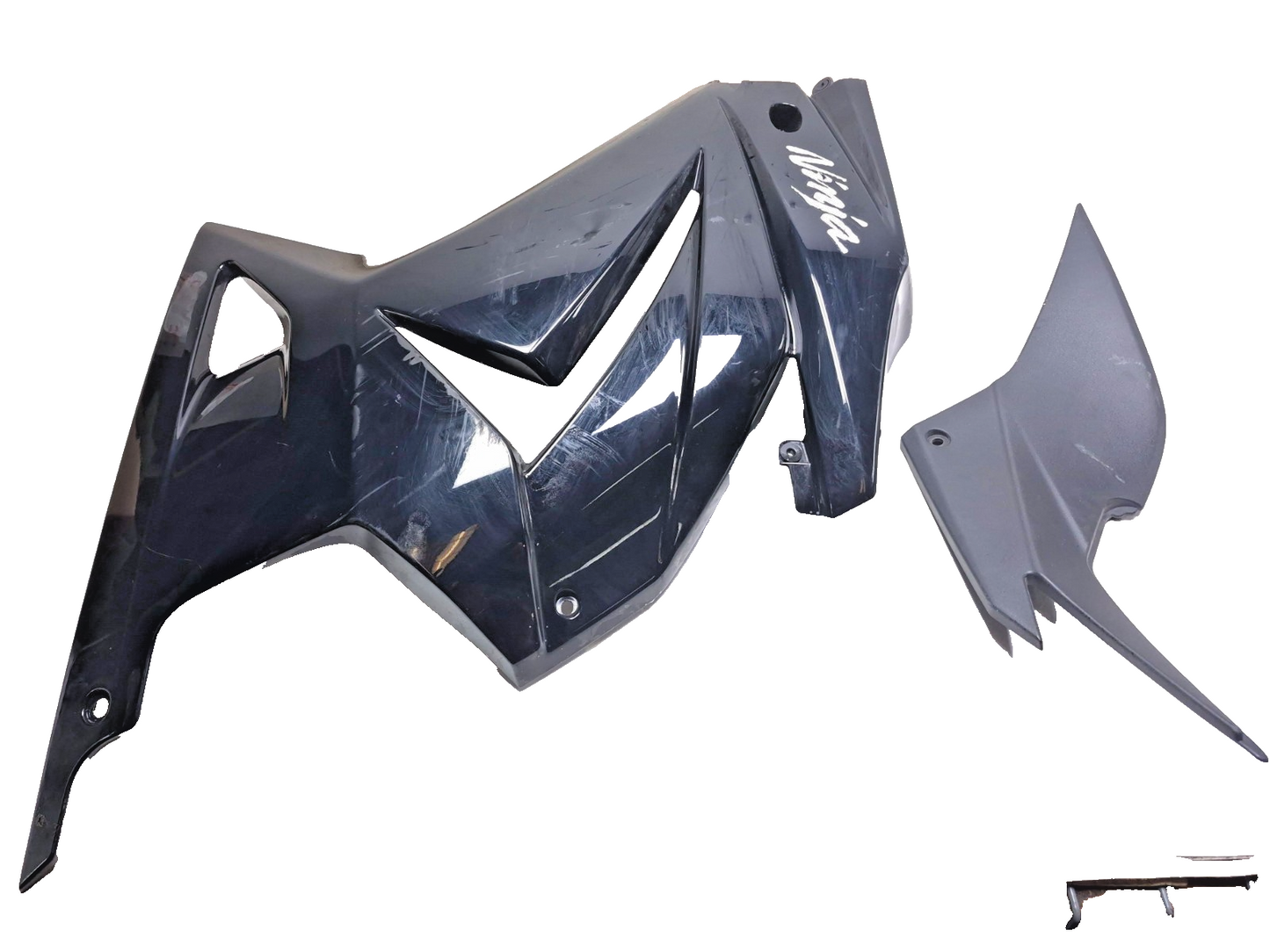 2008 Kawasaki Ninja 250r Ex250j Left Fairing Cowl Cover 2 Pcs OEM