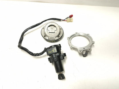 2004 Yamaha Fz6 S Ignition Switch Lock & Lock Fuel Cap & Seat Lock Set OEM