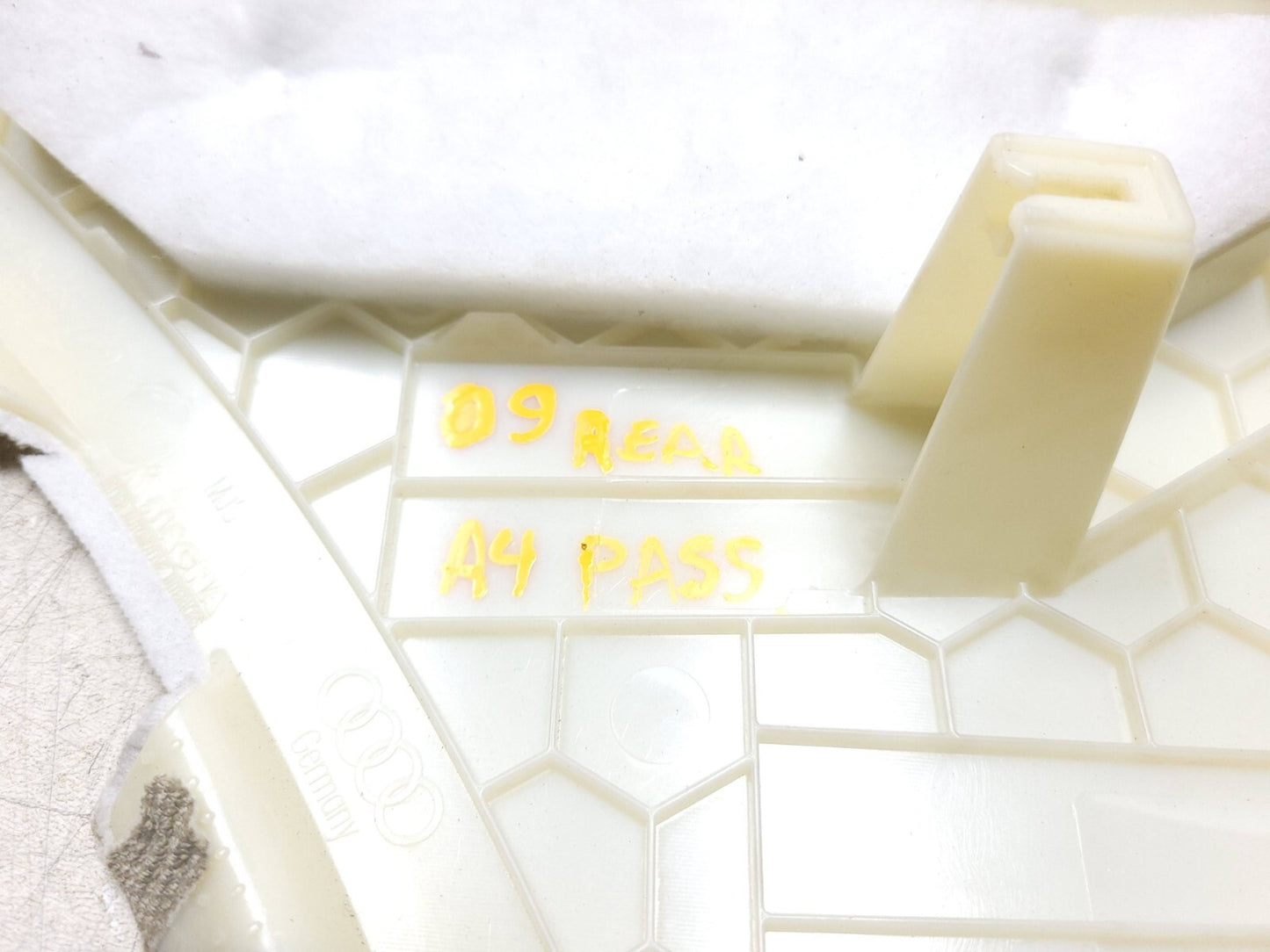 2009 - 2016 Audi A4 S4 Sedan Upper C & D Pillar Trim W/ Seat Belt Guide OEM