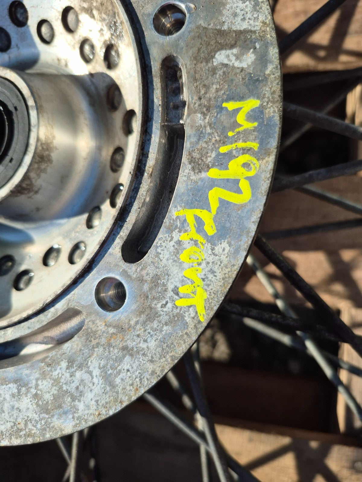 2009 Honda Shadow Vt750 Spirit Wheel Rim & Tire Front & Rear *straight* OEM