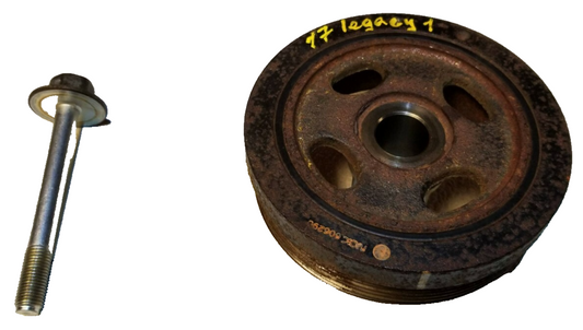2017 Subaru Legacy Crankshaft Pulley W/ Bolt OEM