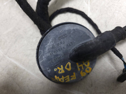 2009 - 2016 Audi A4 S4 Sedan Rear Door Wire Harness Driver Side Left OEM