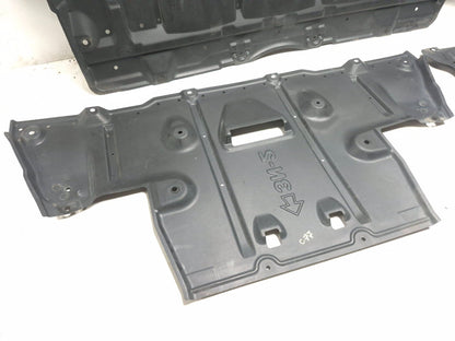 2012 Nissan Leaf Under Engine Battery Cover Plastic Splash Shield 4pcs OEM