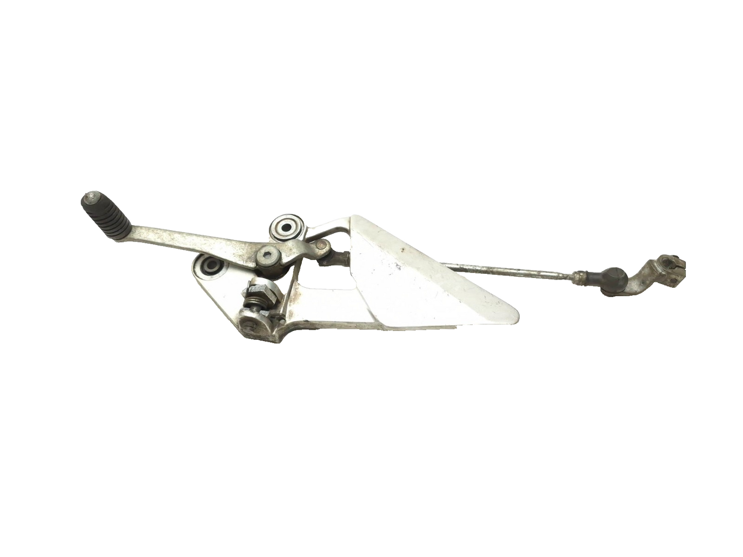 2004 Yamaha Fz6 S Gear Shift Lever W/ Left Footrest Bracket Assy OEM