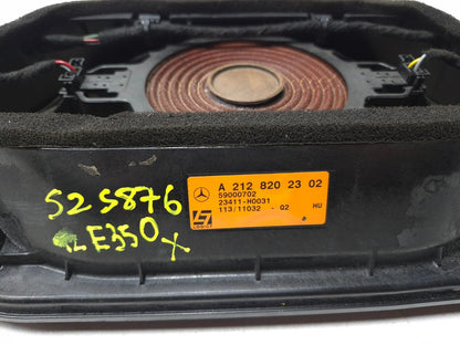 2012 Mercedes W212 E350 Sedan Rear Sub Woofer Speaker OEM