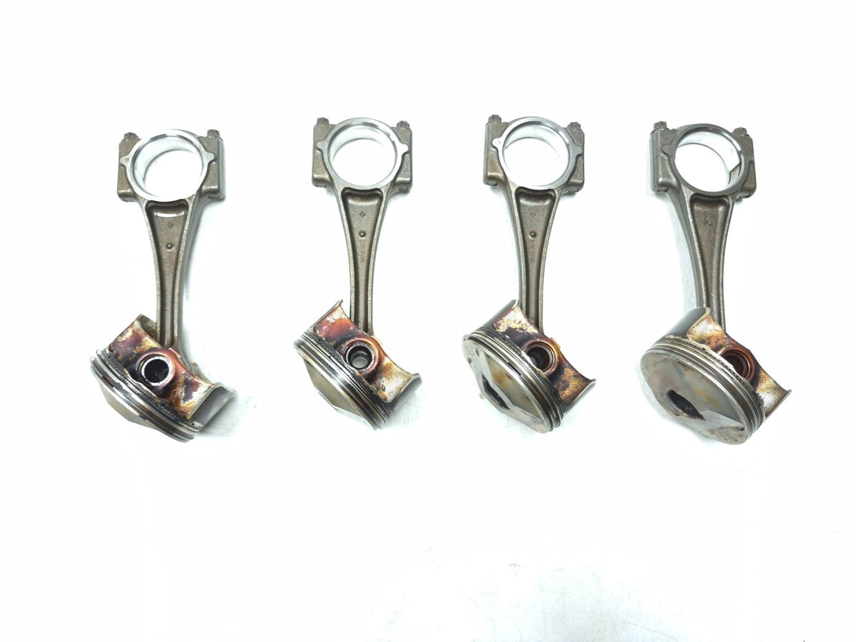 2014 Mazda 3 2.0l Engine Connecting Rod W/ Piston 4 Pcs OEM