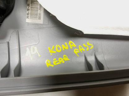 2019 Hyundai Kona Rear Passenger Door Panel OEM