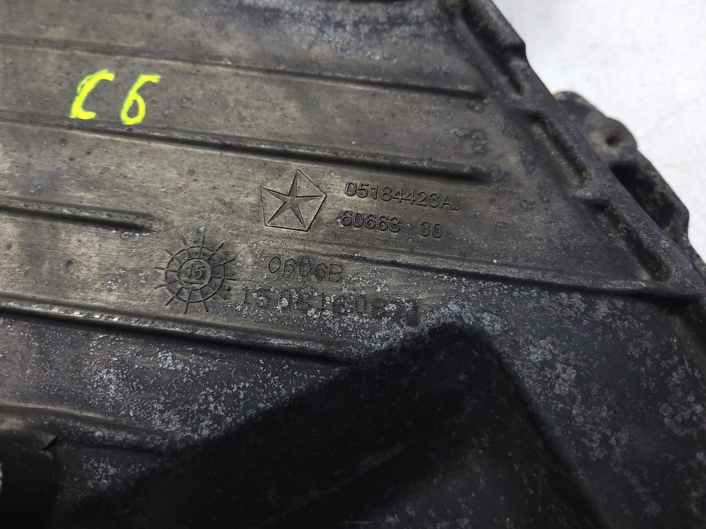 2010 - 2020 Dodge Grand Caravan Upper Oil Pan 3.6l OEM