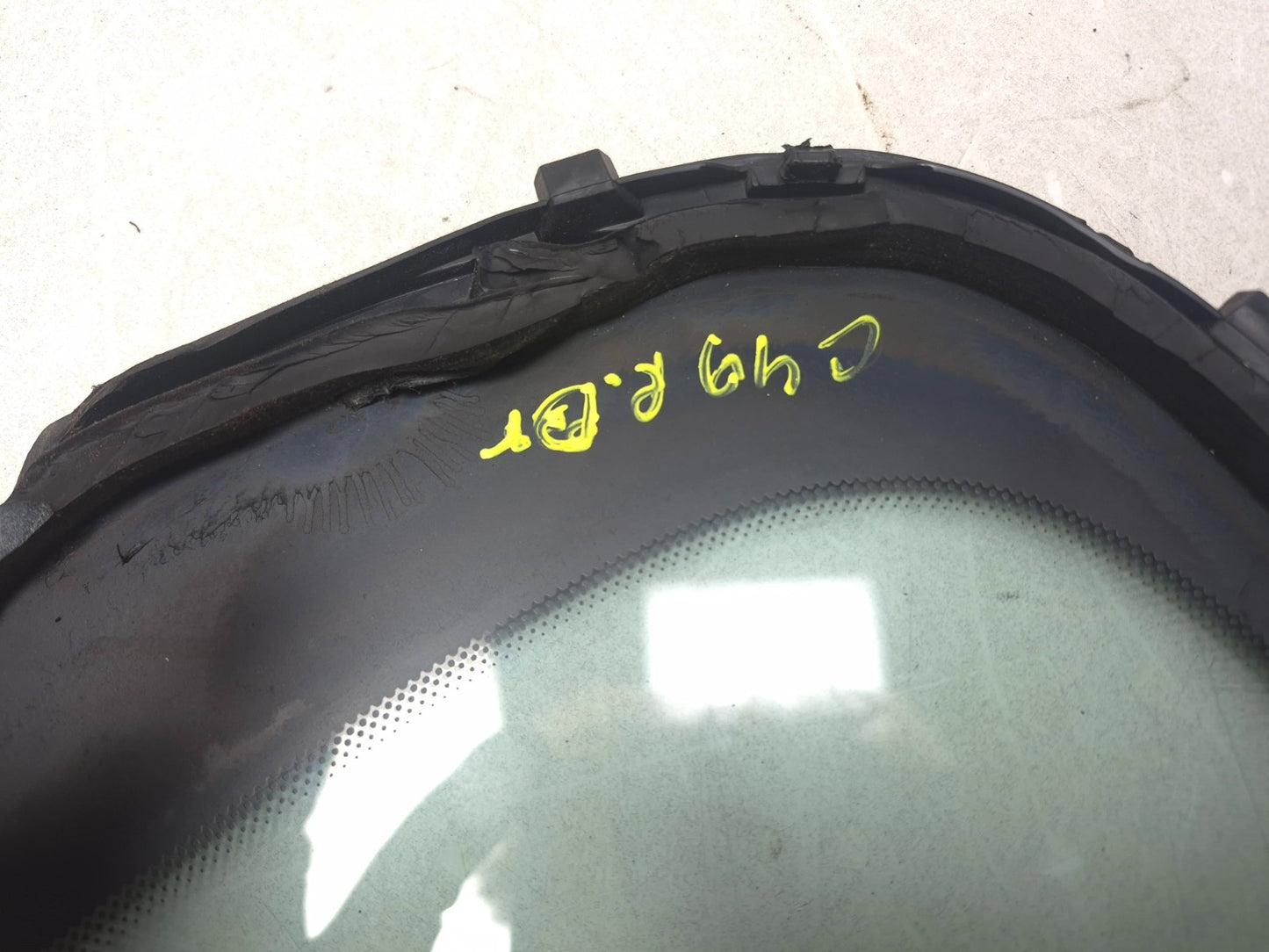 2013 BMW 328i F30 Rear Door Fixed Quarter Window Glass Left Driver Side OEM