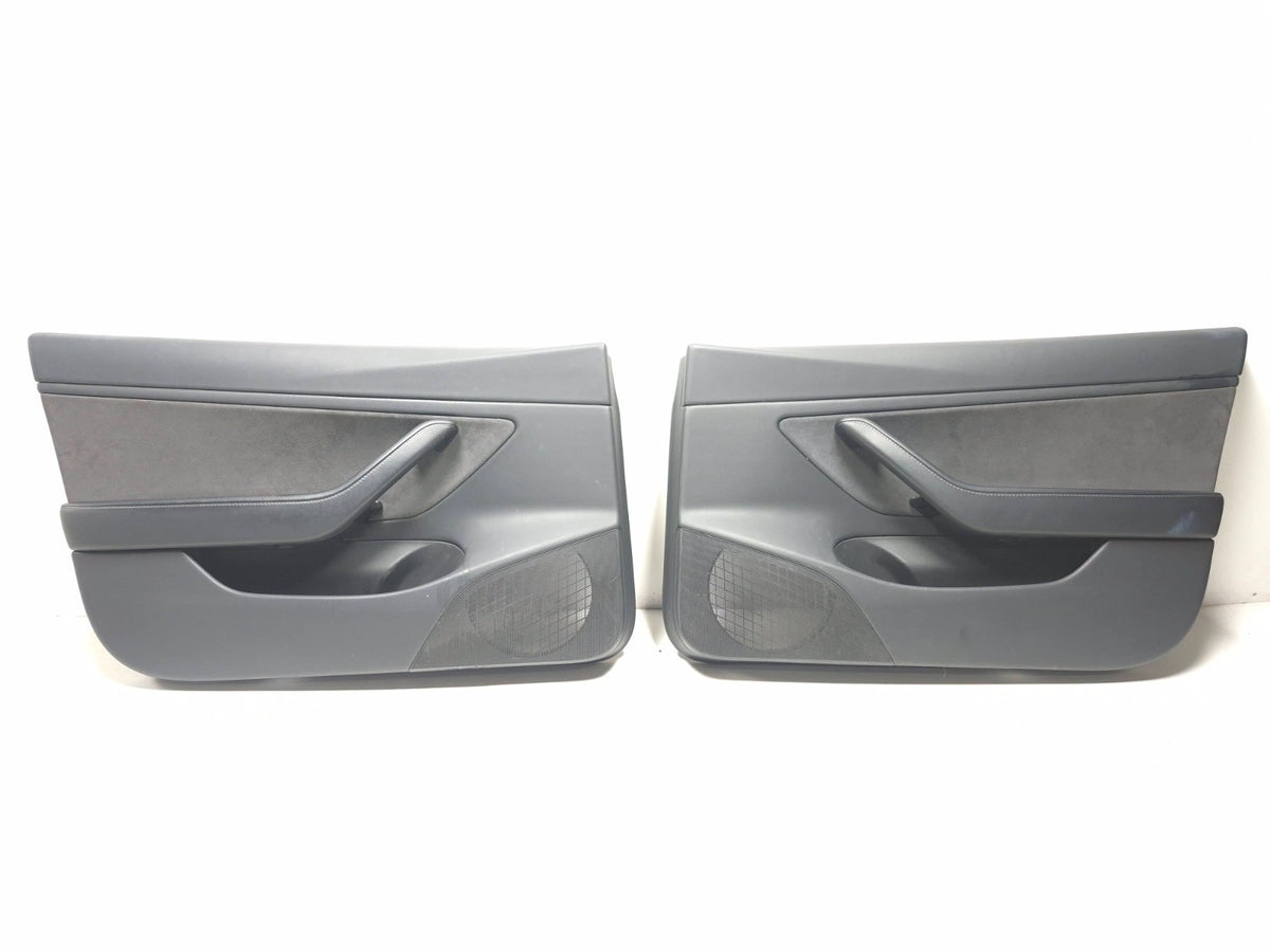 2020 Tesla Model 3 Front Door Trim Panel Pad Left & Right OEM