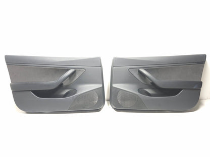 2020 Tesla Model 3 Front Door Trim Panel Pad Left & Right OEM