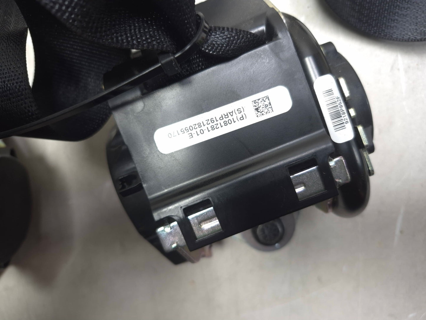 2019 Tesla Model 3 Rear Seat Belt Retractor Left & Right Pair OEM