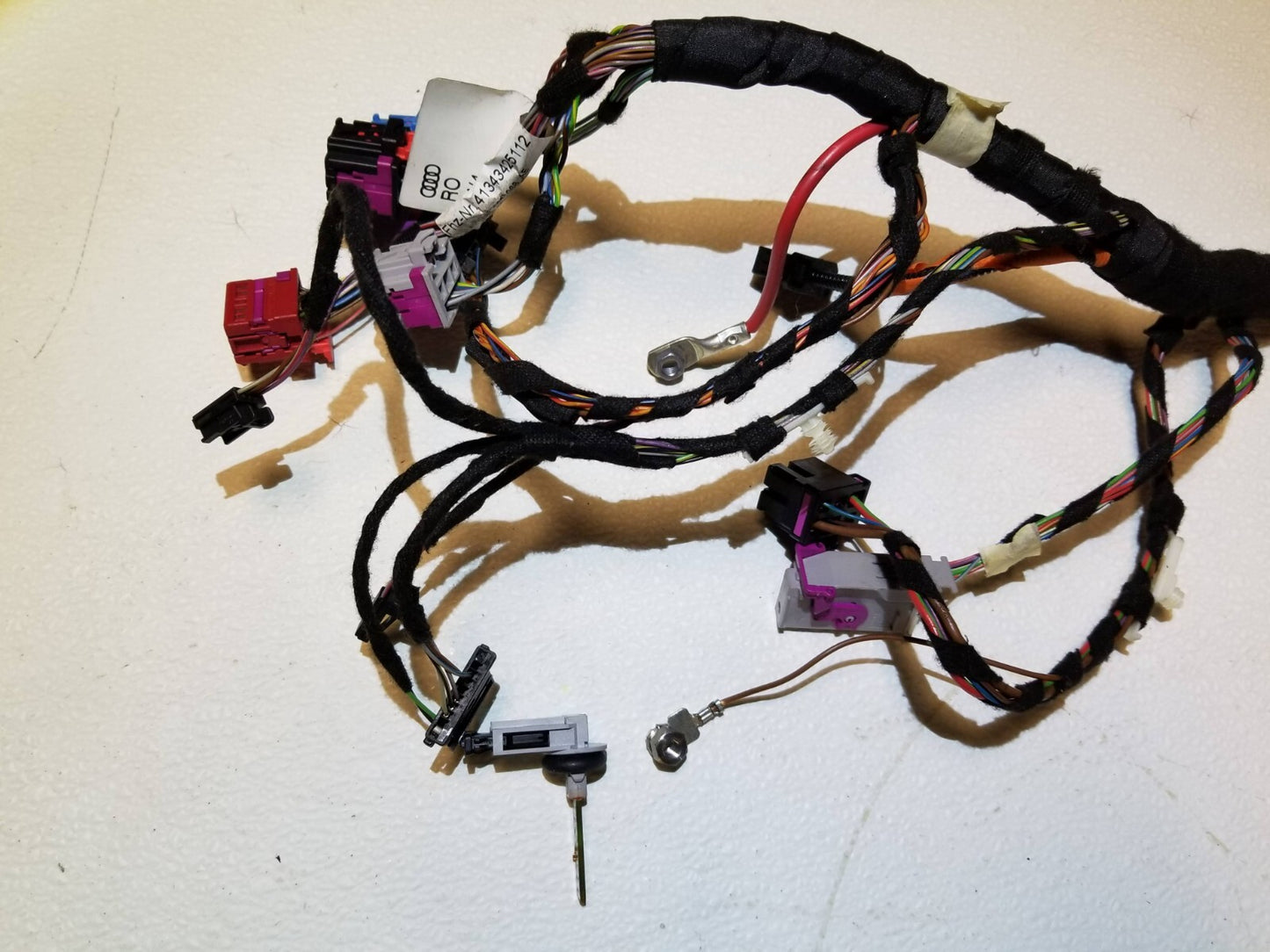 2014 Audi A6 3.0t At Dashboard Dash Wire Wiring Harness OEM