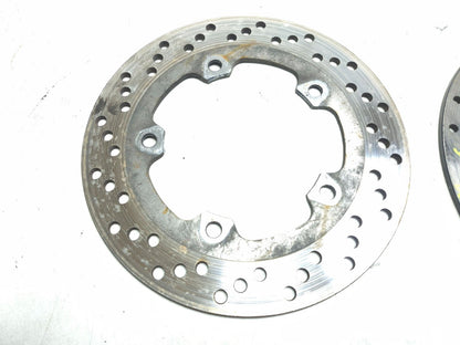 2015 Suzuki Gw250 Inazuma 250 Brake Disc Rotor Front & Rear Pair OEM